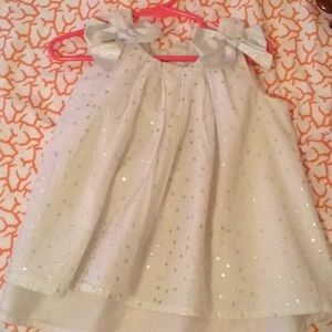 Dylan & Abby toddler girl polka dot dress shirt